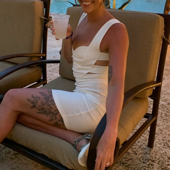 LULUs White Mini Dress - Picture 2 of 7